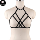 Rave Wear Pentagram Bondage Body Harness Lingerie