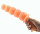 Beads dildo big dong anal plug screw handle butt plug huge penis