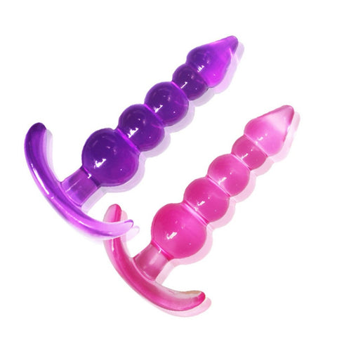 5 Beads Anal Butt Plug Suction Sex Toys for Women