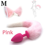 Silicone Plug Fox Tail vibrator Toy