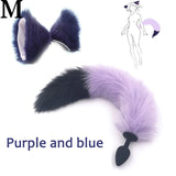 Silicone Plug Fox Tail vibrator Toy