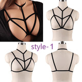 Body Harness Bra Fetish Chest Bondage Lingerie