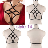 Body Harness Bra Fetish Chest Bondage Lingerie