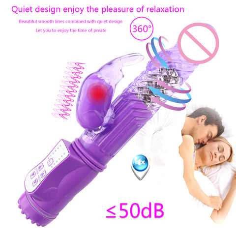 Super Powerful Waterproof Rabbit Dual Vibrator G-Spot