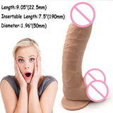 Big Size 22.5*5cm Large Dong Big Cock Huge Dildo Realistic Dick