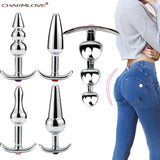 4 Style Metal Anal Plug Sex Toys