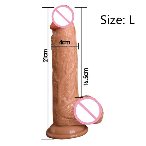 Skin Feel Real Dildo Penis Dong Sex Toys for Masturbation