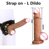 Skin Feel Real Dildo Penis Dong Sex Toys for Masturbation